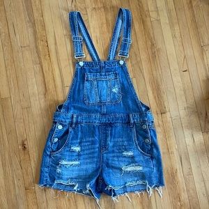 BlankNYC denim short overalls